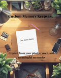 Custom Memory Keepsake - Personalized from your photos, voice, and meaningful moments
