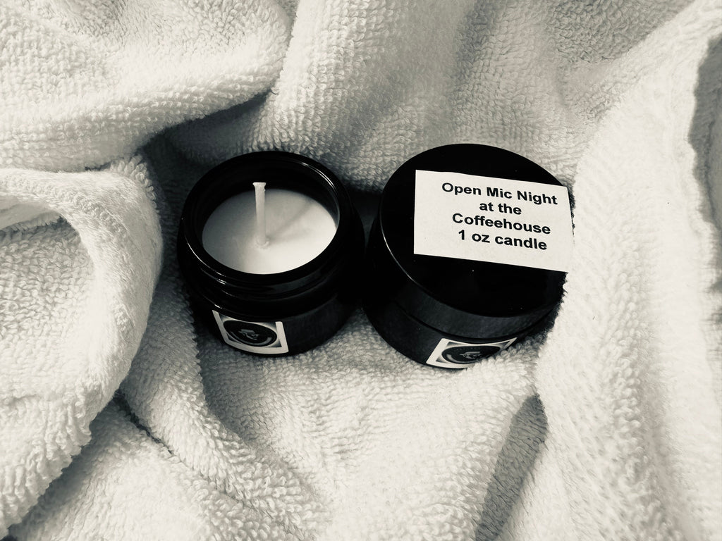 Open Mic Night at the Coffeehouse 1oz Candle