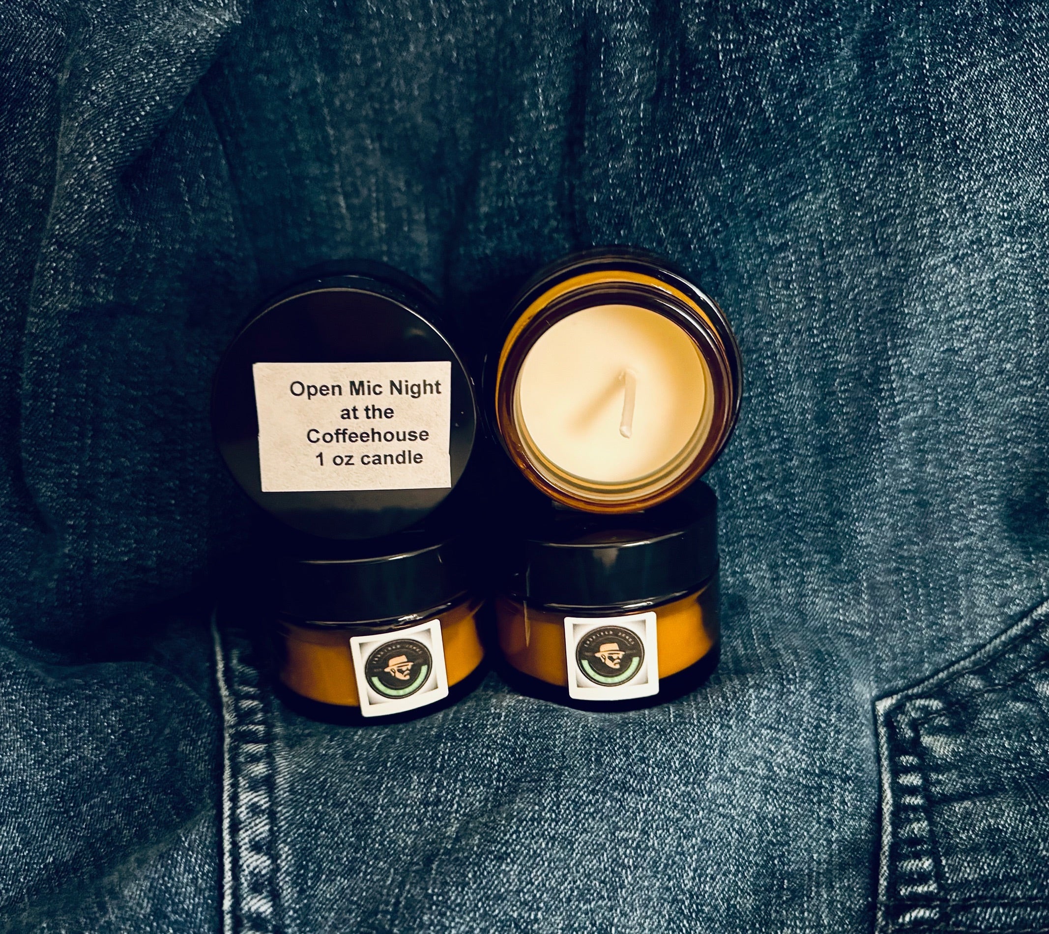 Open Mic Night at the Coffeehouse 1oz Candle